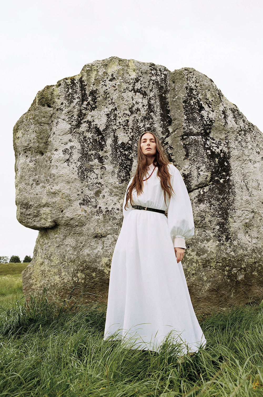 Ahmose Maxi Dress in White Aloe Linen – Gabriela Hearst