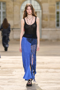 Nur Knit Tank Top in Black Cashmere