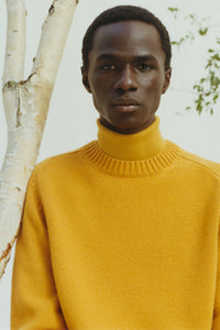 Daniel Knit Sweater in Golden Birch Cashmere