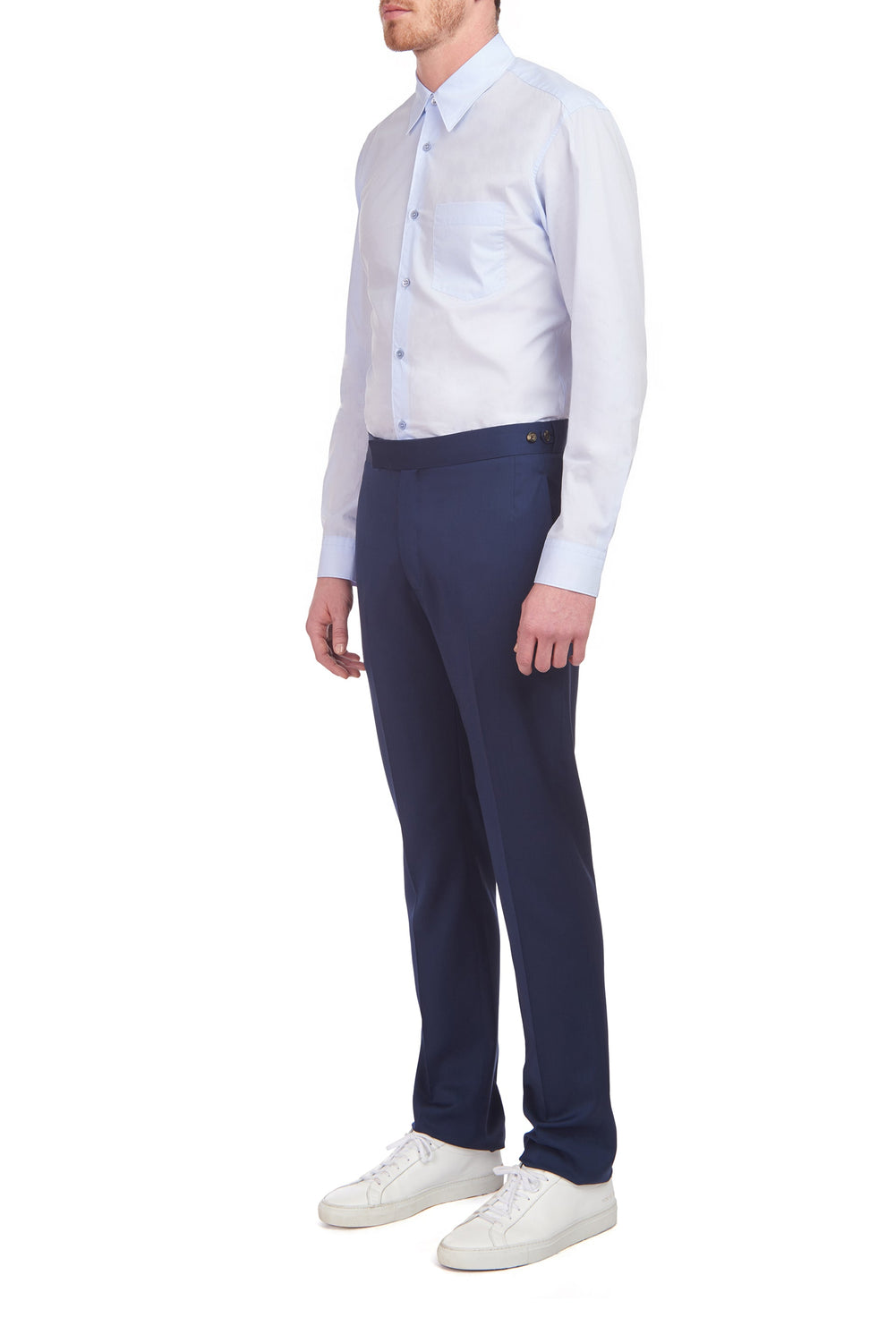 Reyes Shirt in Light Blue Cotton