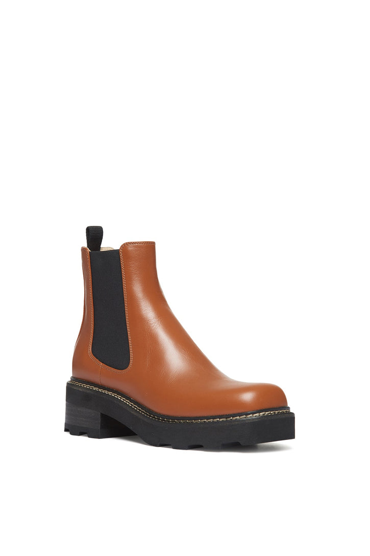 Jil Chelsea Boot in Cognac Leather