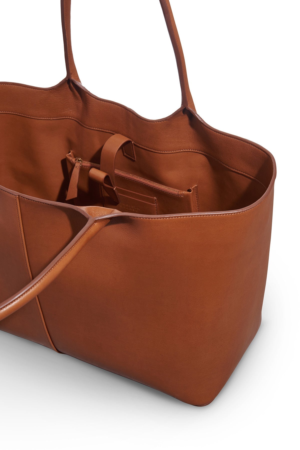 Mcewan Tote Bag in Wood Leather