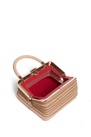 Small Diana Bag Interior - Red Leather Lining with Card Slots | Gabriela Hearst