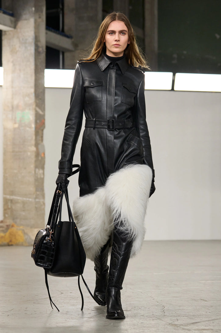 Marija Tote Bag in Black Nappa Leather