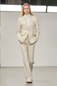 Leiva Blazer in Ivory Multi Wool Cashmere