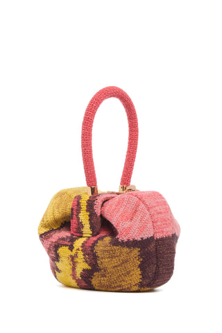 Nina Bag in Earth Multi Crochet Cashmere