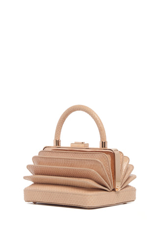 Diana Bag in Nude Snakeskin