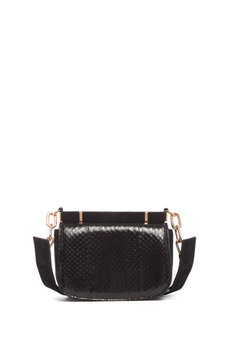 Black Elaphe Snake Dern Bag - Rear View | Gabriela Hearst