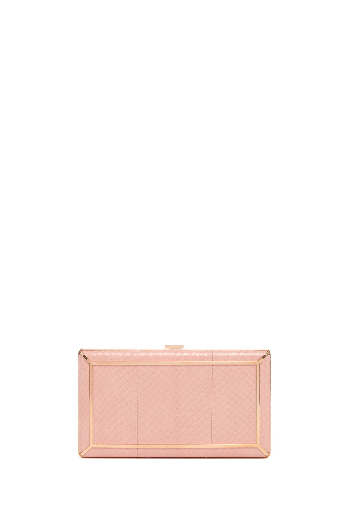 Callas Clutch in Pink Snakeskin