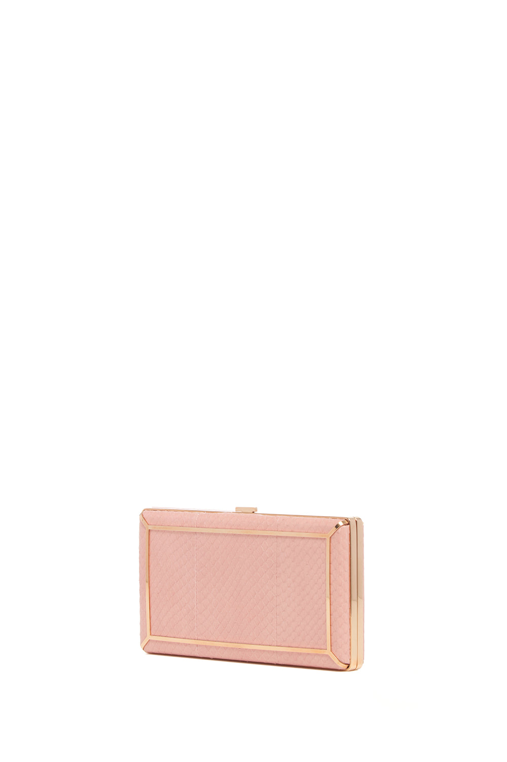 Callas Clutch in Pink Snakeskin