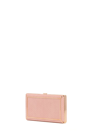 Callas Clutch in Pink Snakeskin