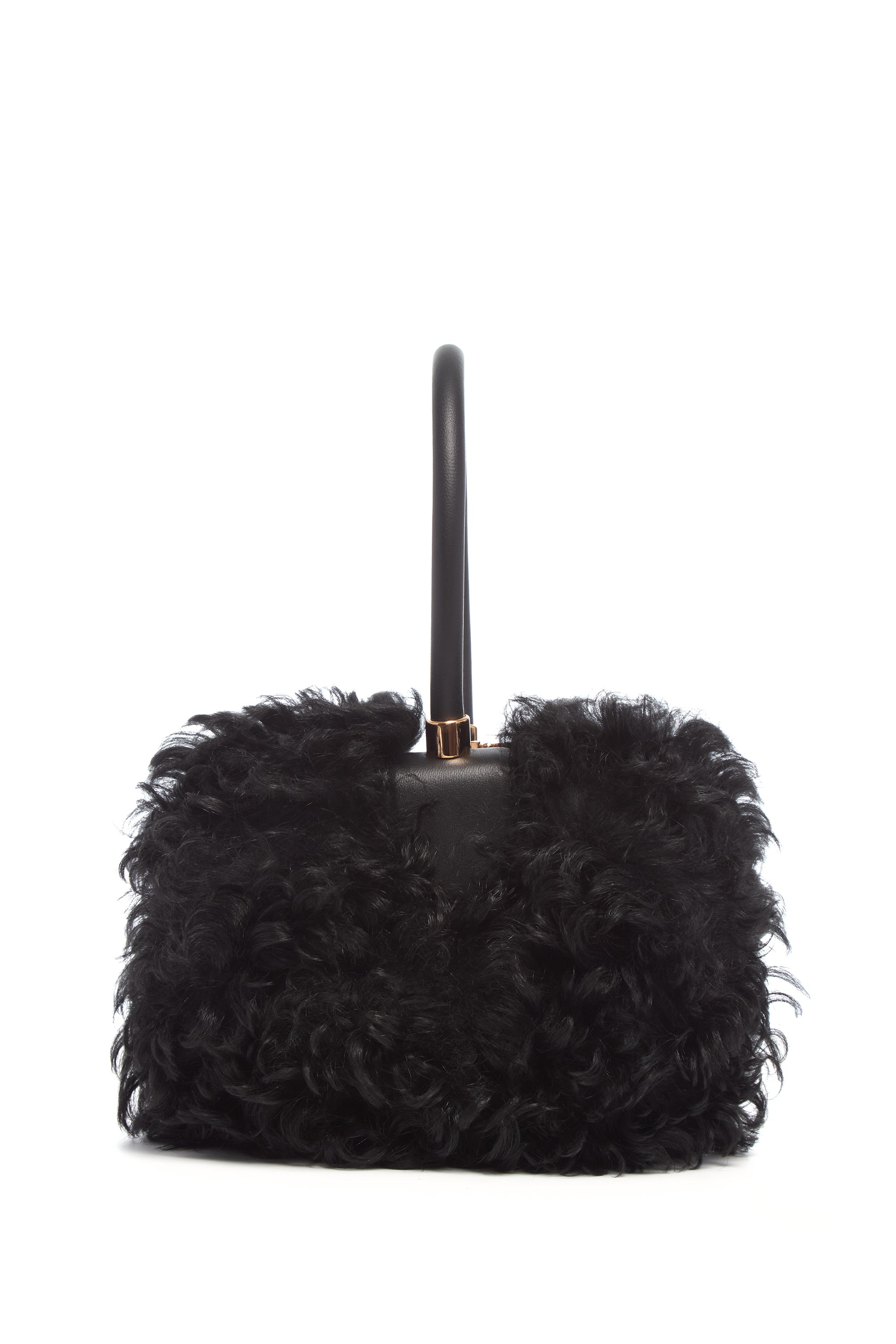 Black Shearling Nina Bag | Gabriela Hearst