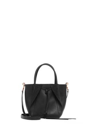 Black Nappa Leather Marija Tote Bag - Front View | Gabriela Hearst