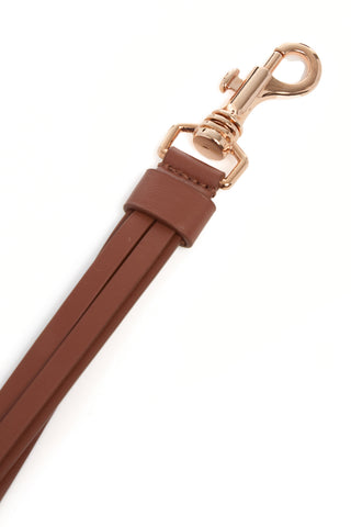Leonora Charm in Cognac Nappa Leather