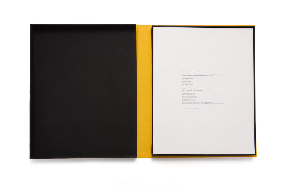 Limited-edition Box Set of Prints — Carmen at San Francisco Ballet in Yellow & Black