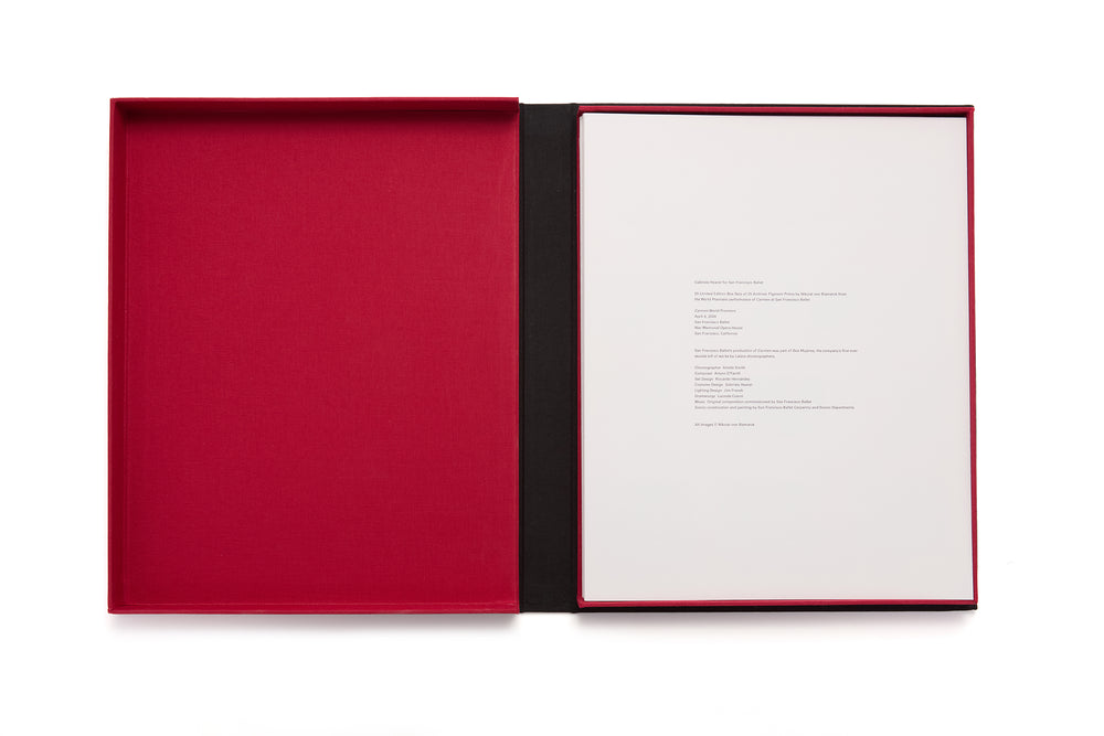 Limited-edition Box Set of Prints — Carmen at San Francisco Ballet in Black & Red