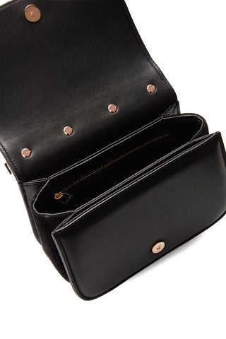 Black Leather Dern Crossbody - Interior Detail | Gabriela Hearst