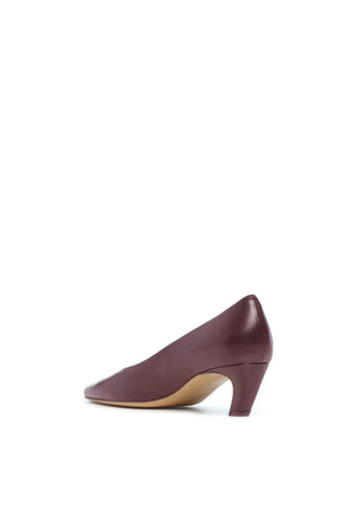Peggy Pump in Bordeaux Nappa Leather