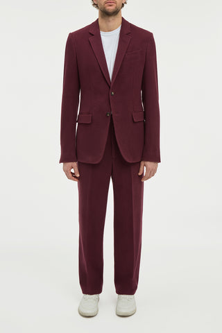 Irving Jacket in Plum Cashmere Corduroy