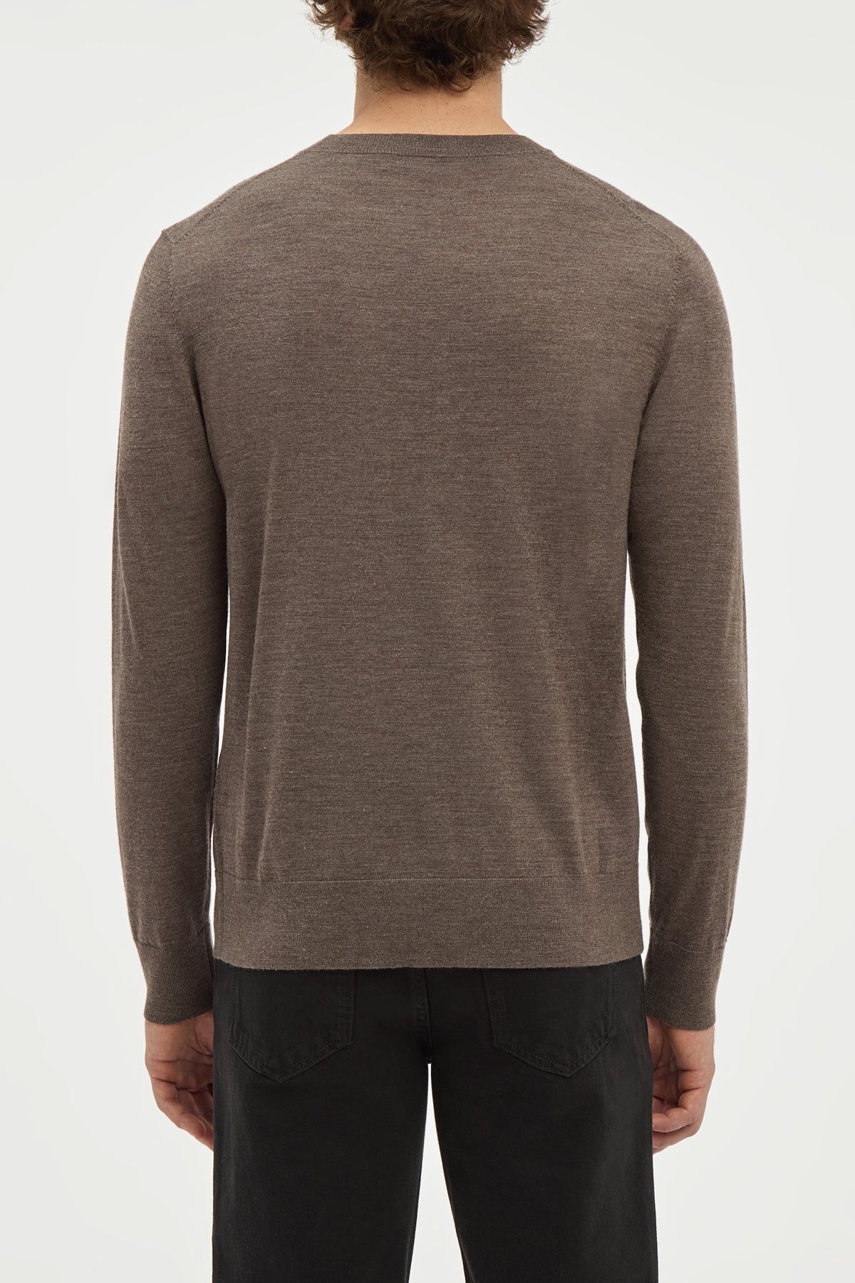 Palco Sweater in Walnut Merino Wool