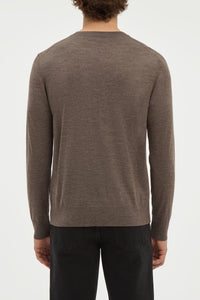 Palco Sweater in Walnut Merino Wool