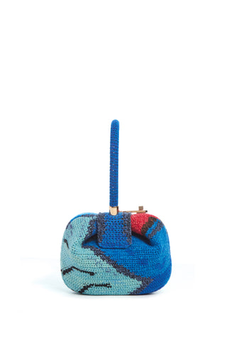 Demi Bag in Air Multi Crochet Cashmere