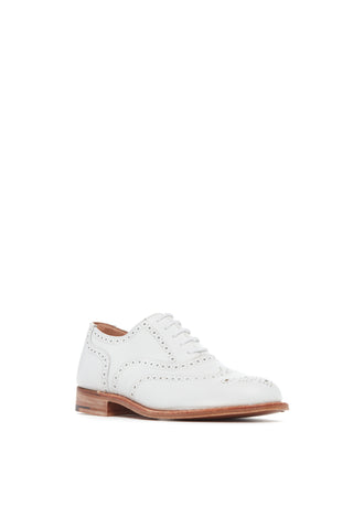 Wincap Oxford Shoe in White Leather