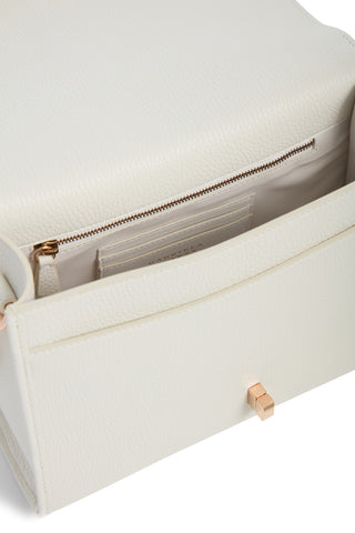 Ivory Leonora Bag Interior Detail - Rose Gold Hardware Close-up | Gabriela Hearst