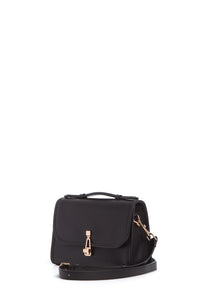 Small Leonora Bag in Black Leather