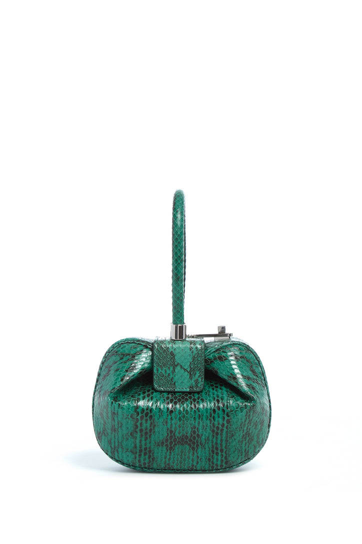 Demi Bag in Green Snakeskin