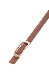 Small Timon Reversible Belt in Cognac & Black Leather