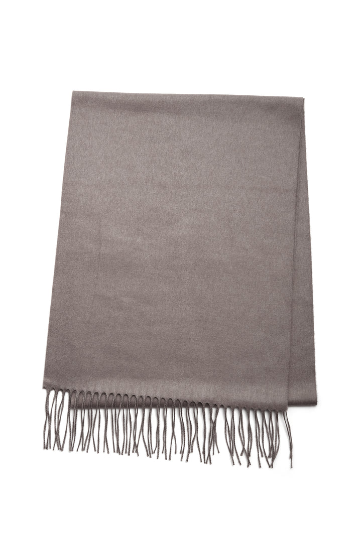 Blaine Scarf in Walnut Brushed Cashmere Silk