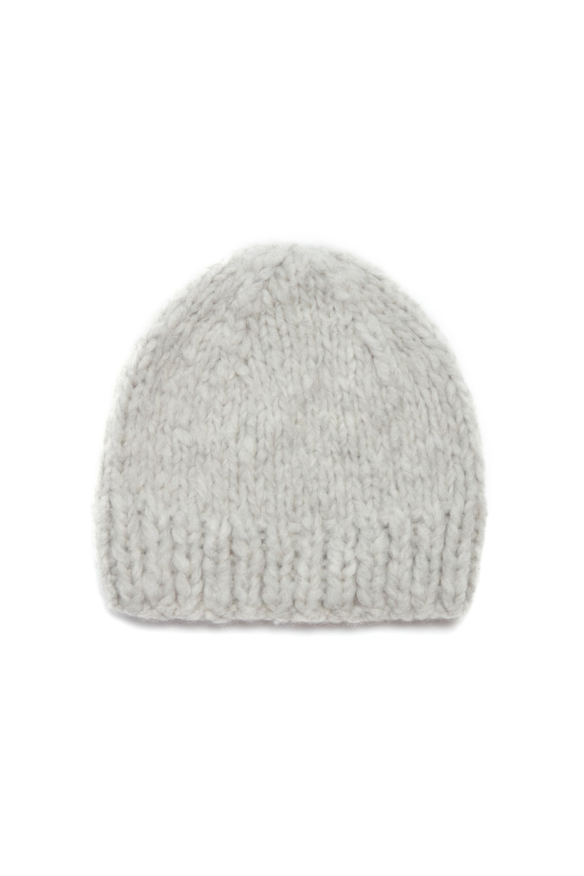 Pacino Knit Hat in Heather Grey Welfat Cashmere