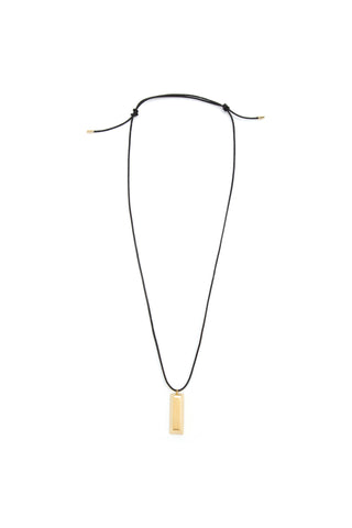 One Gold Bar Necklace in Yellow Gold 18K