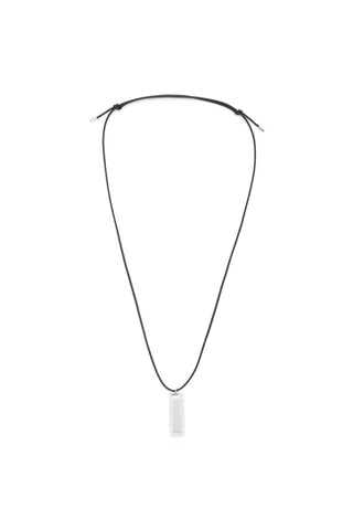 One Gold Bar Necklace in Platinum