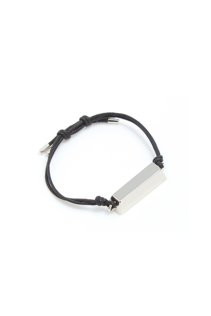 Bar Bracelet in Platinum with Pearls