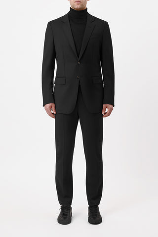 Irving Jacket in Black Sportwear Wool