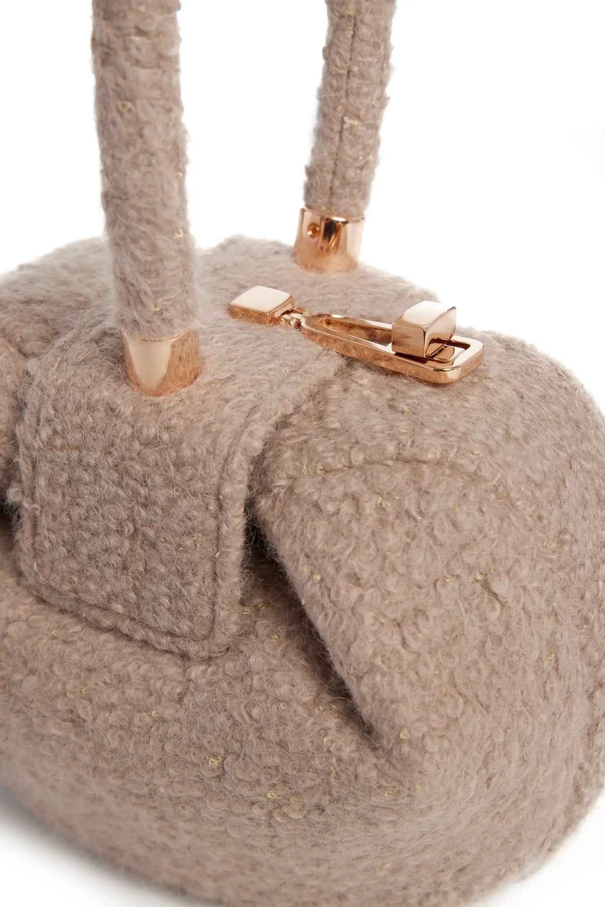 Demi Bag in Camel Cashmere Boucle