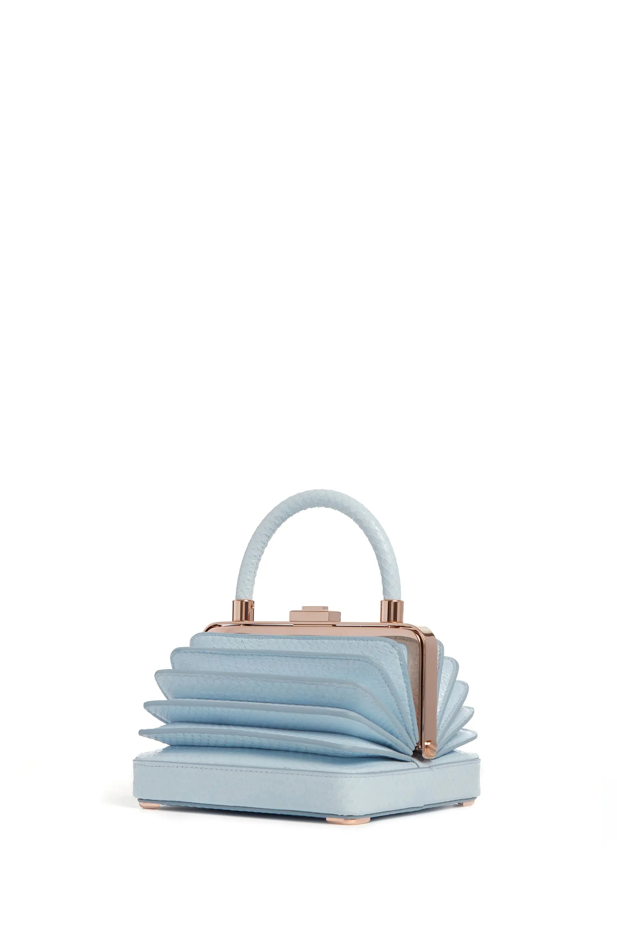 Small Diana Bag in Light Blue Snakeskin – Gabriela Hearst