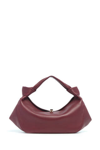 Small Antonia Bag in Bordeaux Nappa Leather