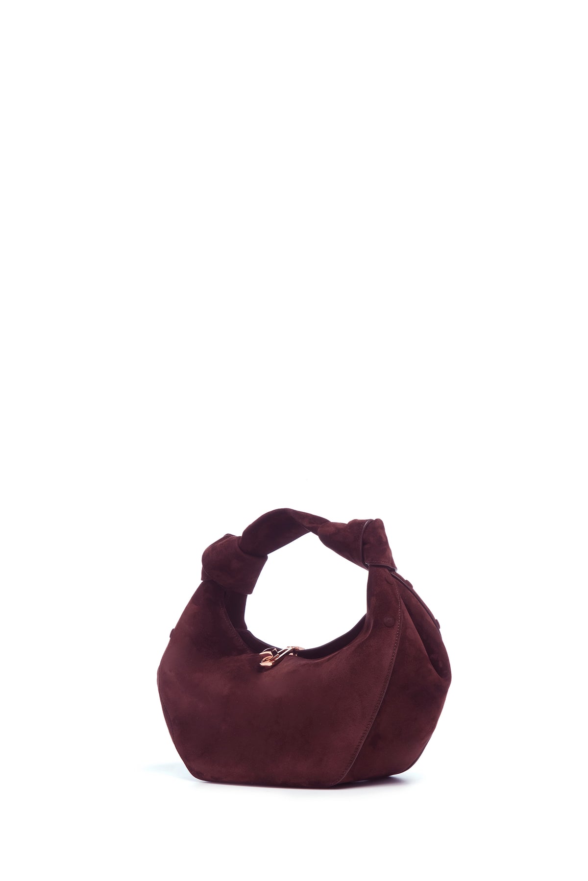 Mini Antonia Bag in Bordeaux Suede