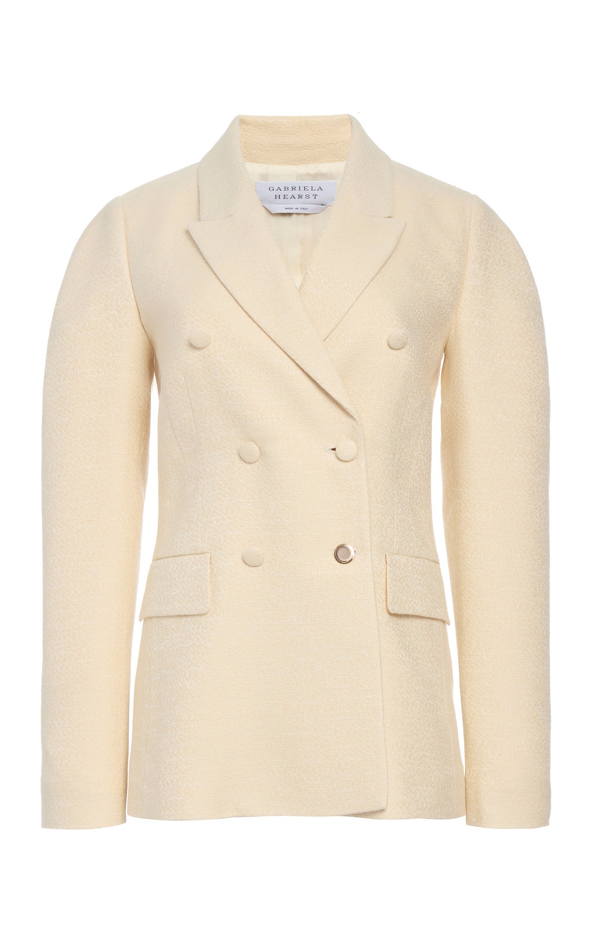 Sedna Blazer in Ivory Silk Tweed