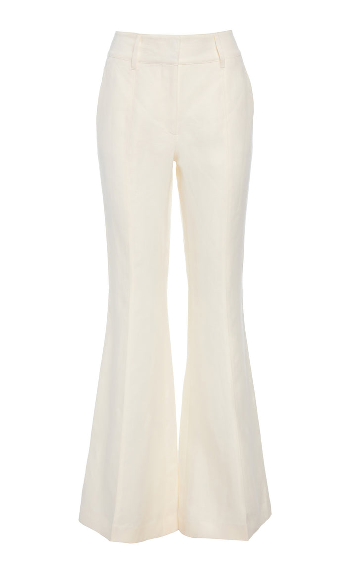 Rhein Pant in Ivory Linen Twill