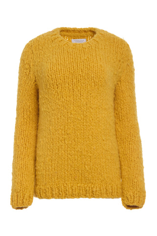 Lawrence Knit Sweater in Golden Birch Welfat Cashmere