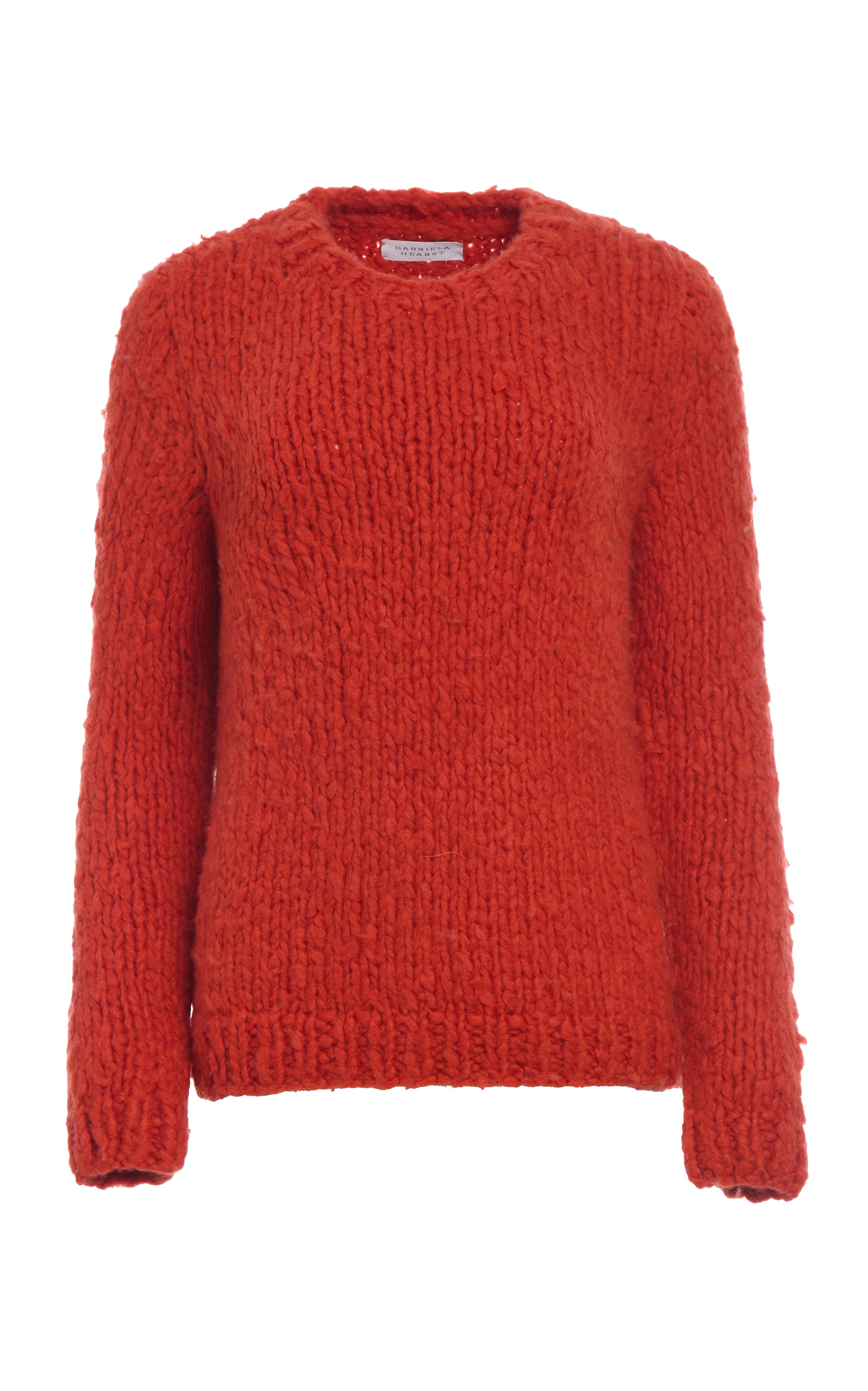 KristenseN Du Nord アルパカ ニット　イタリア製 N2258 Lawrence Knit Sweater in Antelope Orange Welfat Cashmere