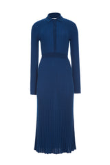 gabriela hearst ardor ribbed cashmere and silk blend midi dress Ardor Knit Maxi Dress in Washed Denim Cashmere Silk – Gabriela Hearst