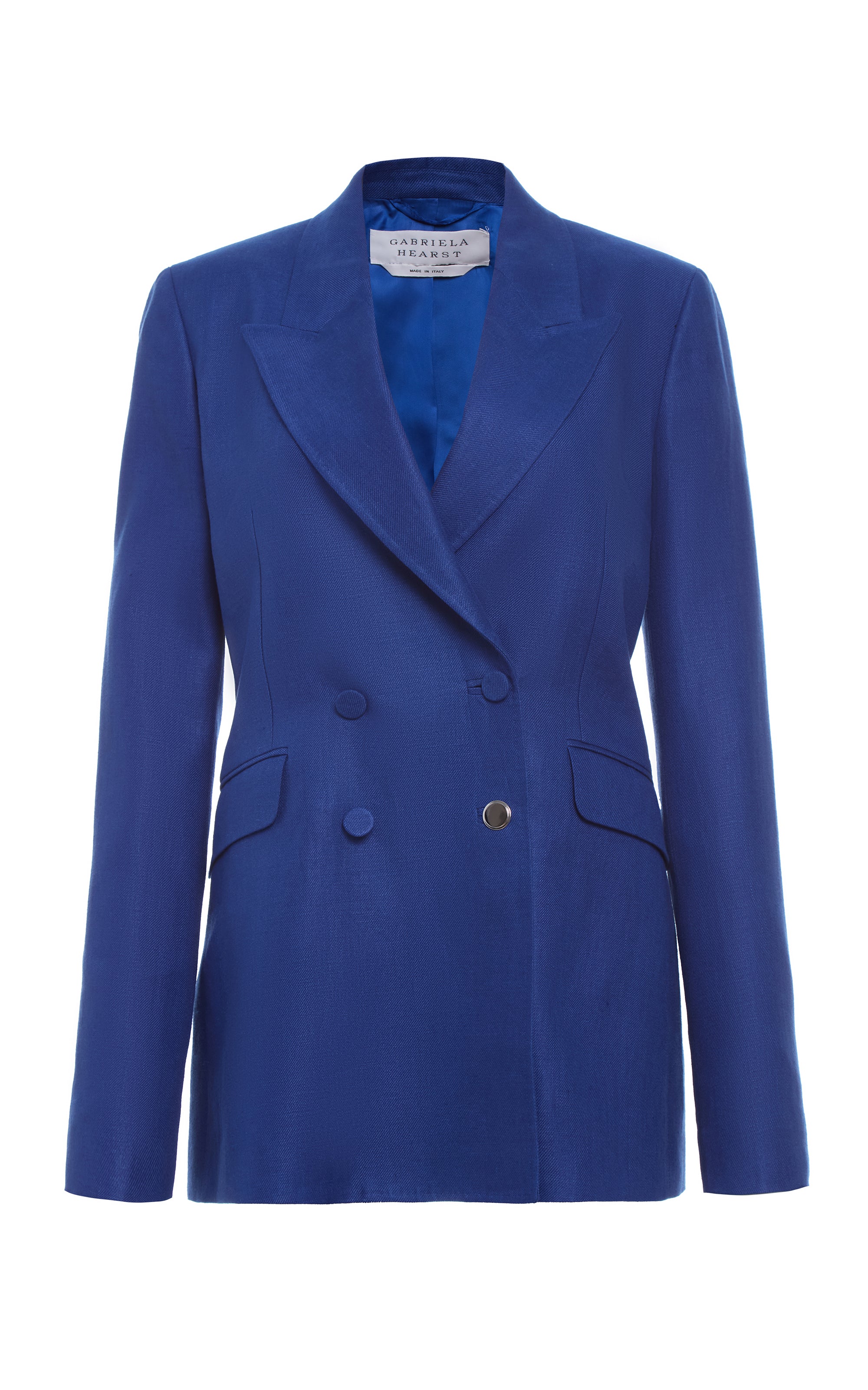 Women's Cobalt Linen Blazer | Gabriela Hearst