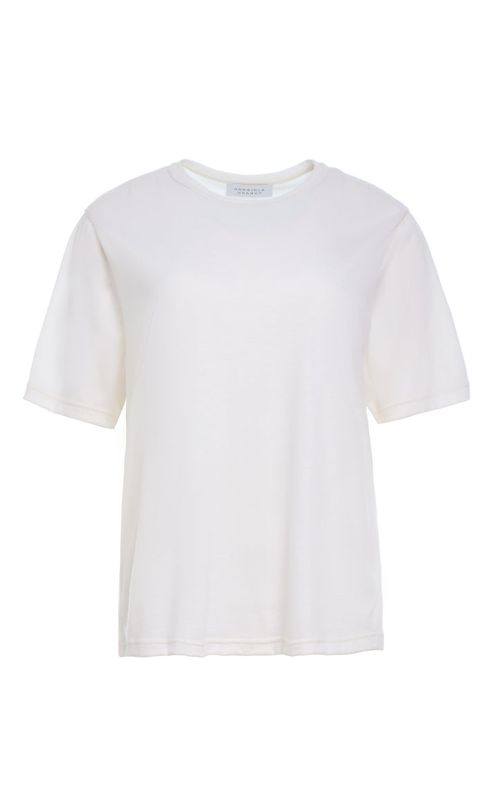 Kirby T-Shirt in Ivory Cashmere