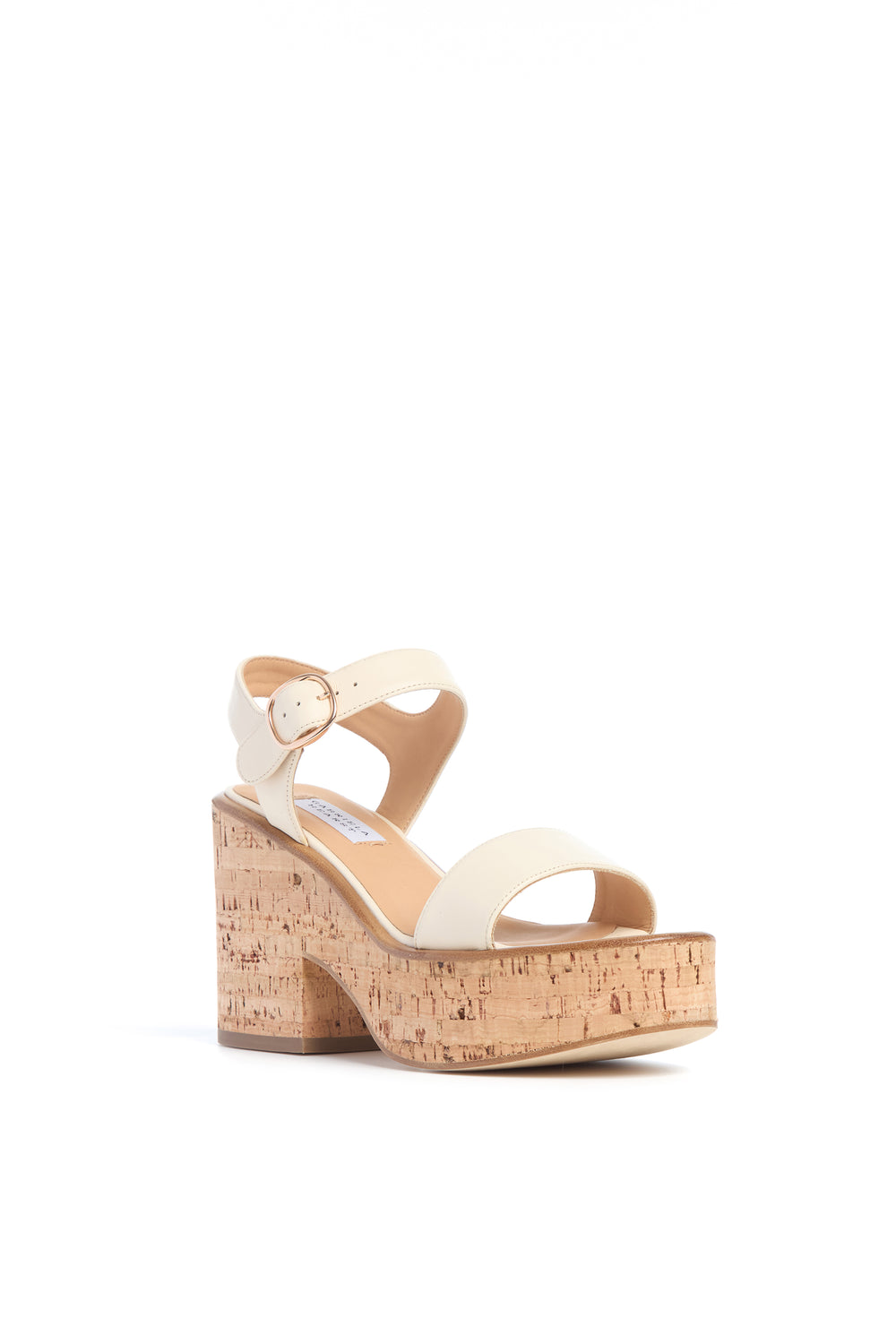 【Gabriela Hearst】 Loraレザーサンダル Lora Flat Sandal in Navy Multi Nappa Leather Crochet