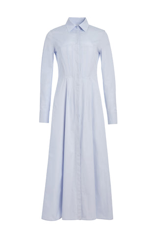 Eugene Dress in Light Blue Cotton